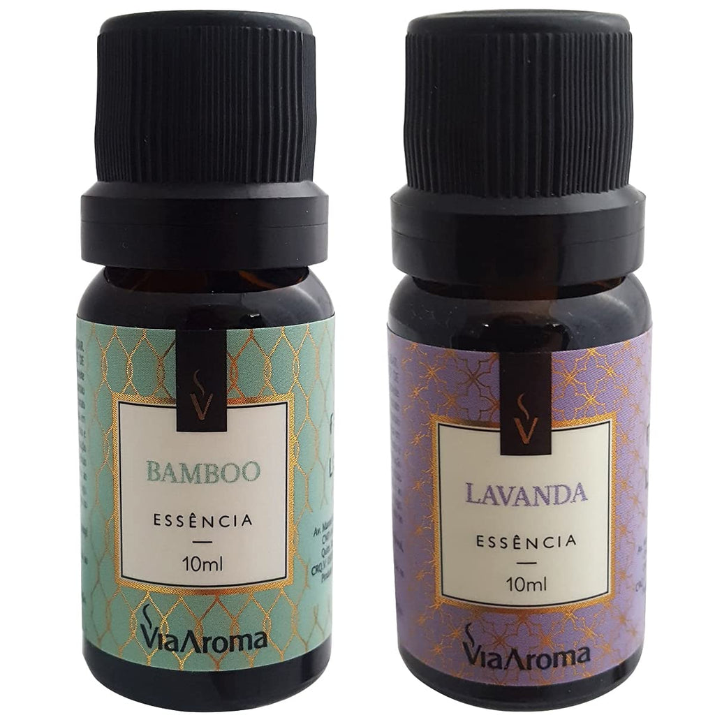 Kit Presente Aromatizador Elétrico De Ambiente Standard Essências Bamboo E Lavanda
