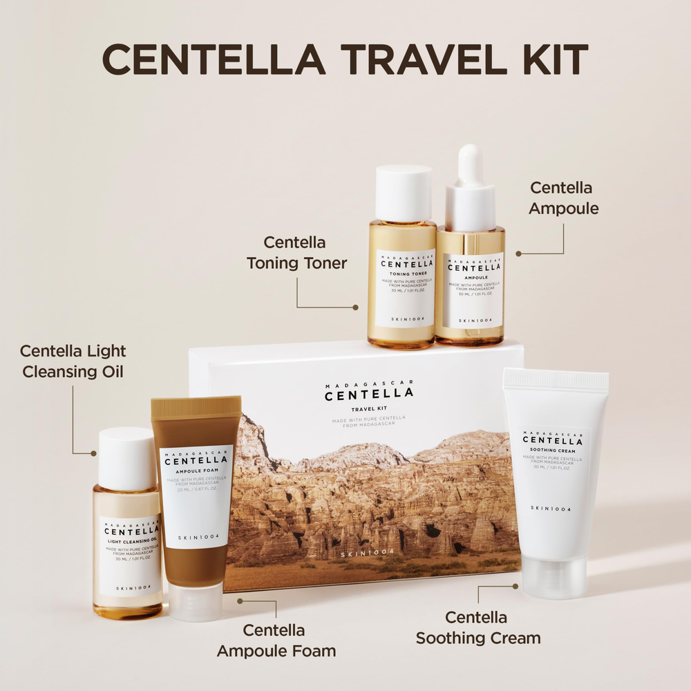Madagascar Centella Travel Kit