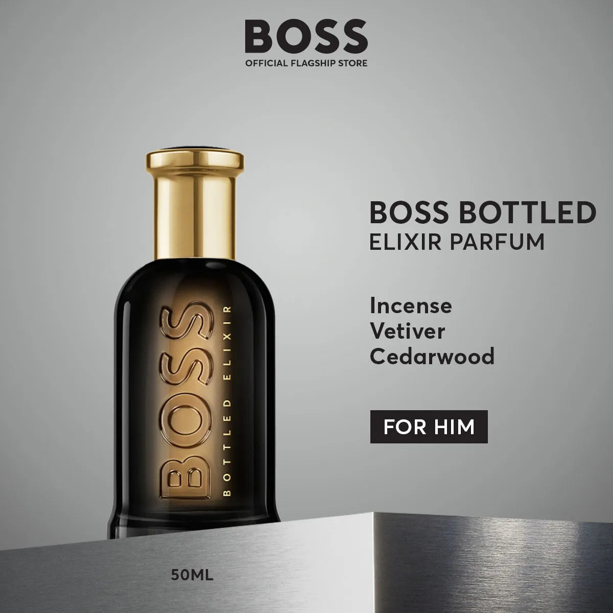 BOSS BOTTLED PARFUM ELIXIR 50ML