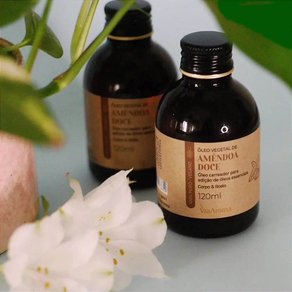 Óleo Vegetal Amêndoa Doce Via Aroma – 120 ml