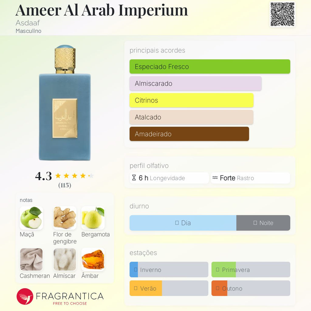 Asdaaf Ameer Al Arab Imperium Edp 100Ml