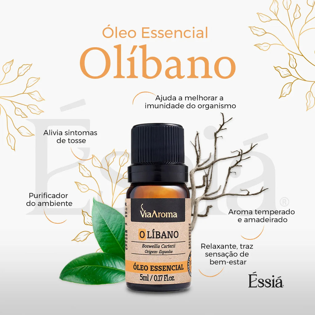 Óleo Essencial Olíbano Via Aroma – 5 ml