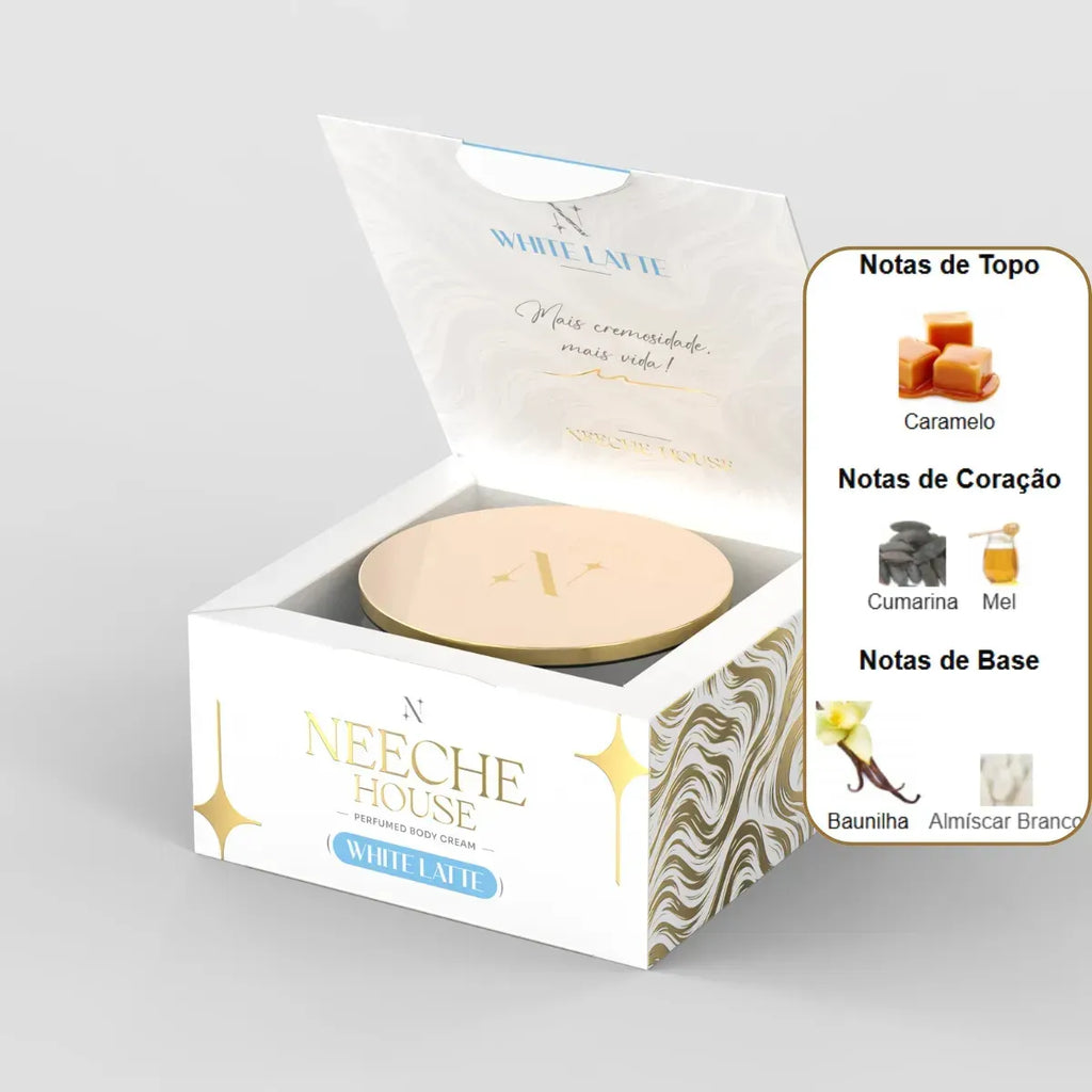 NEECHE HOUSE HIDRATANTE CORPORAL WHITE LATTE 200ML