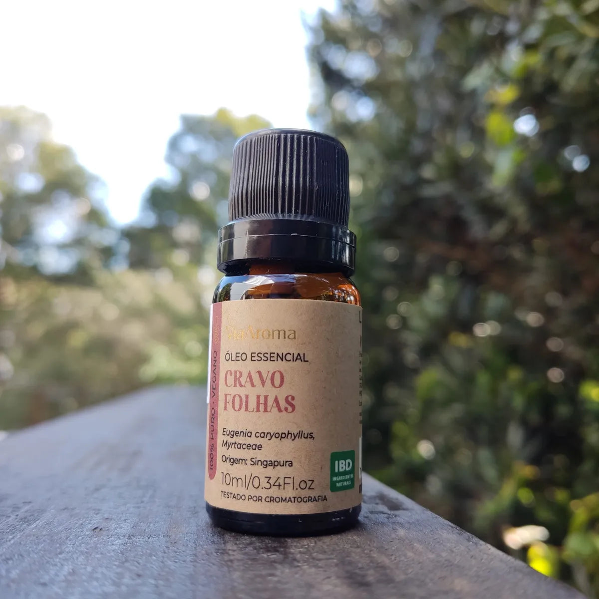 Óleo Essencial Cravo Folhas Via Aroma – 10 ml