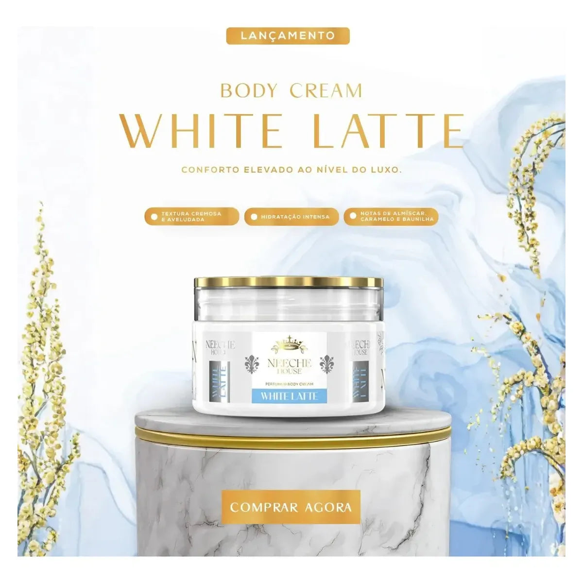 NEECHE HOUSE HIDRATANTE CORPORAL WHITE LATTE 200ML