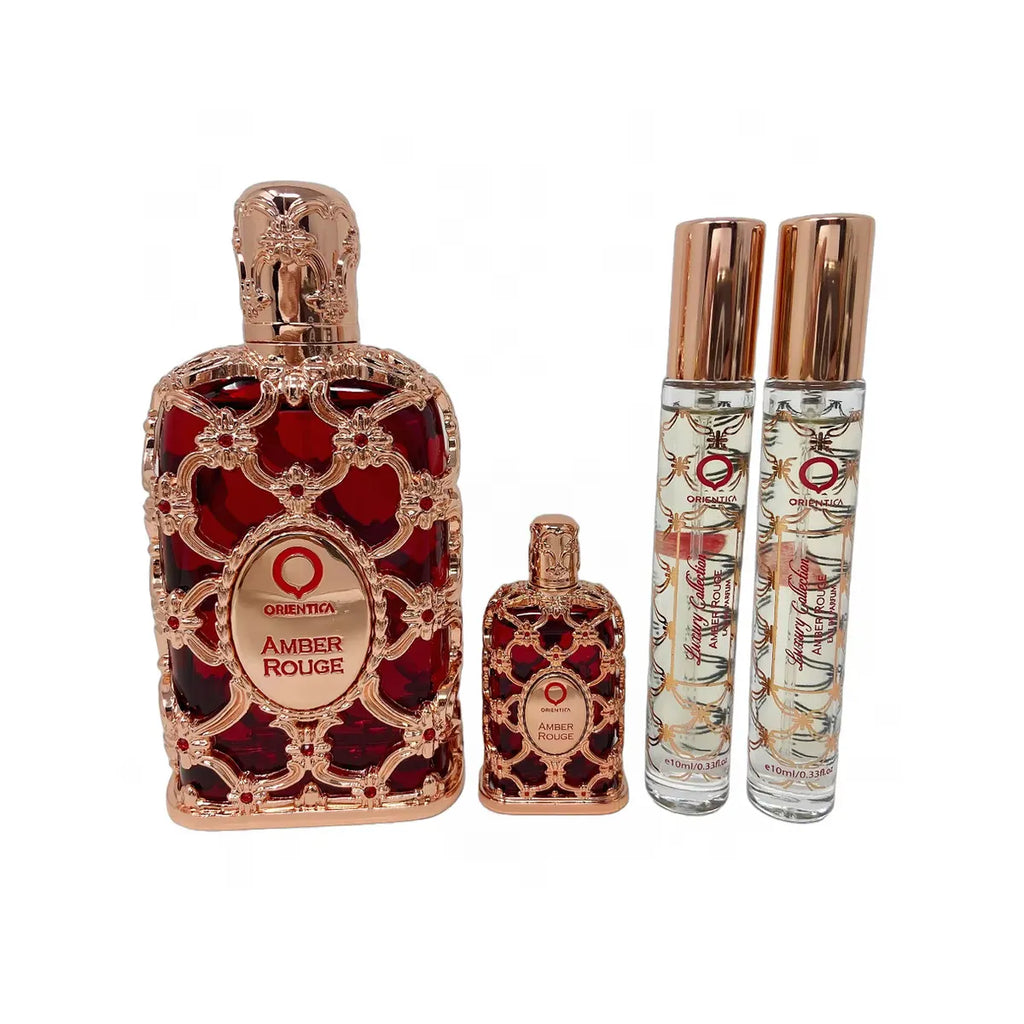 Amber Rouge Kit Eau de Parfum (4 pcs) Unissex