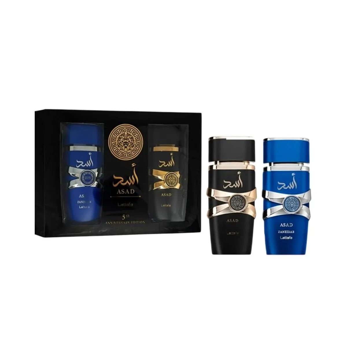 Kit Asad + Asad Zanzibar Edp 2 × 100 Ml Unissex