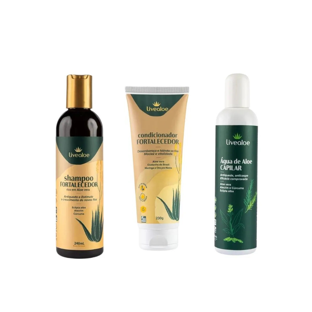 Shampoo Fortalecedor Livealoe – 240 ml