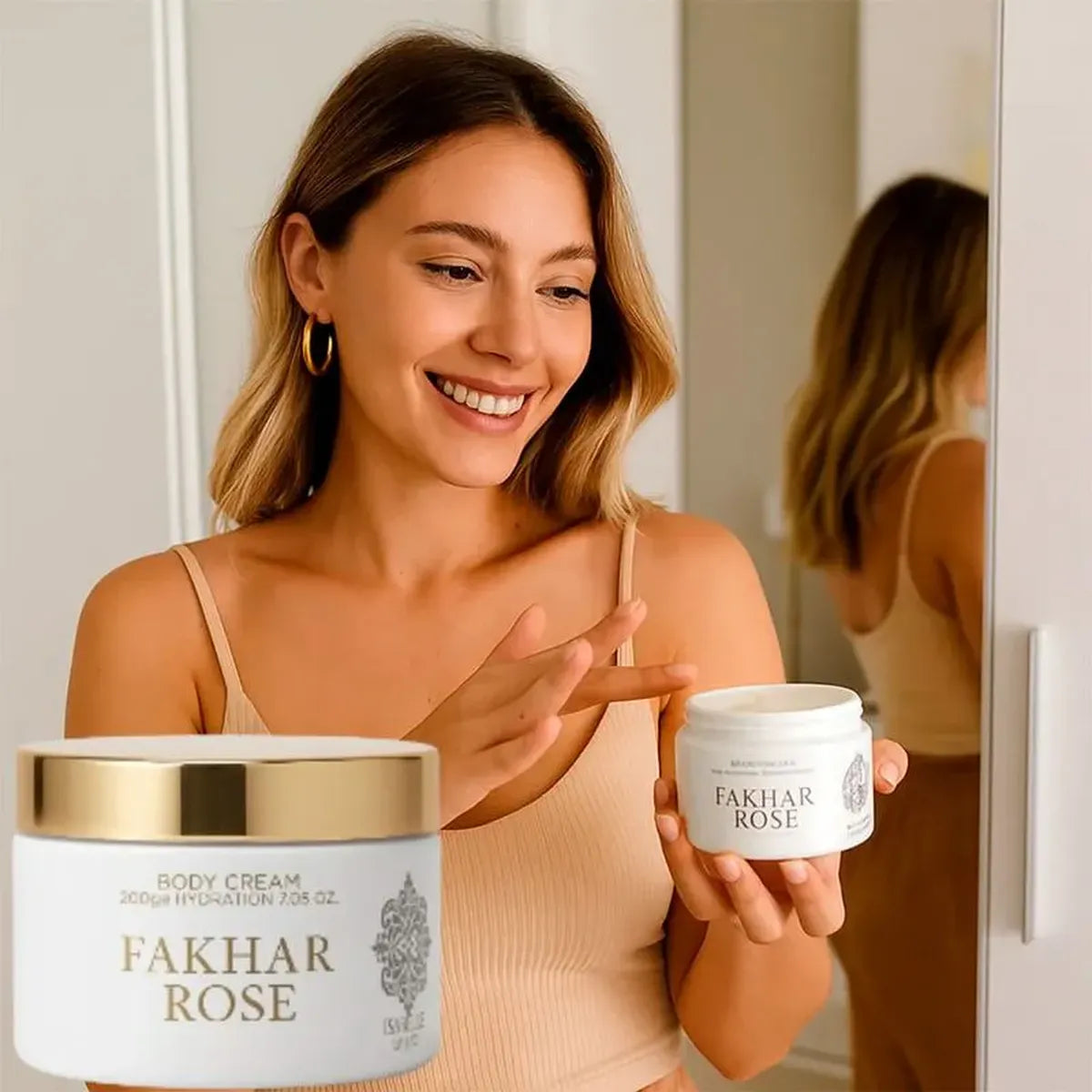 Isabelle La Belle Fakhar Rose Hidratante Corporal 200 g