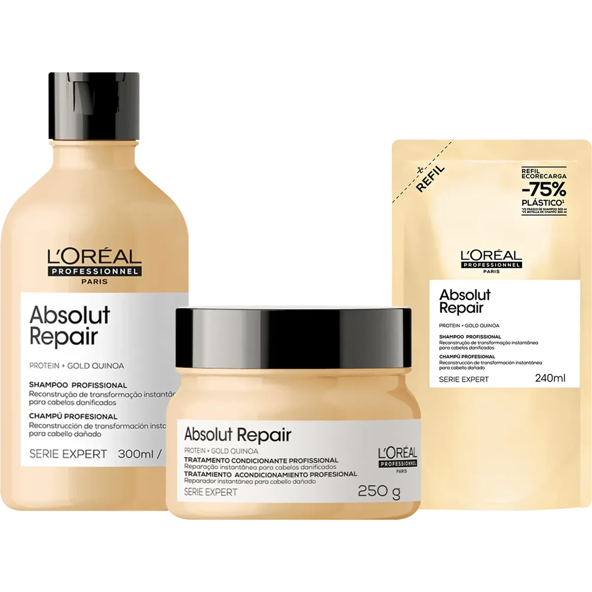 Refil Absolut Repair Shampoo 240 ml UNISEX