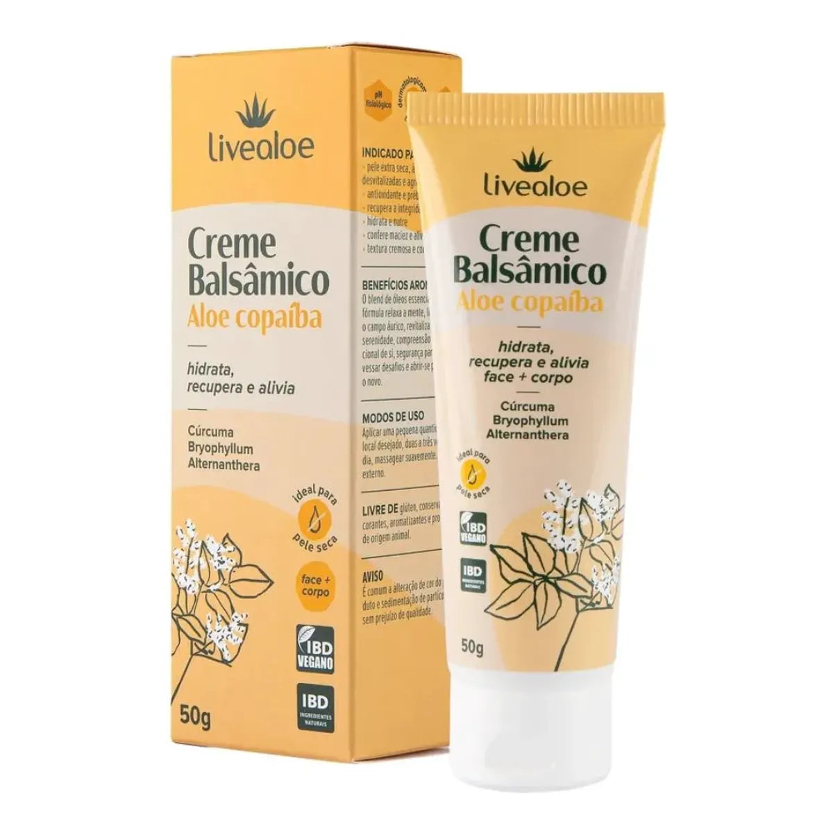 Creme Balsamico Aloe Copaiba 50G Nova Formula