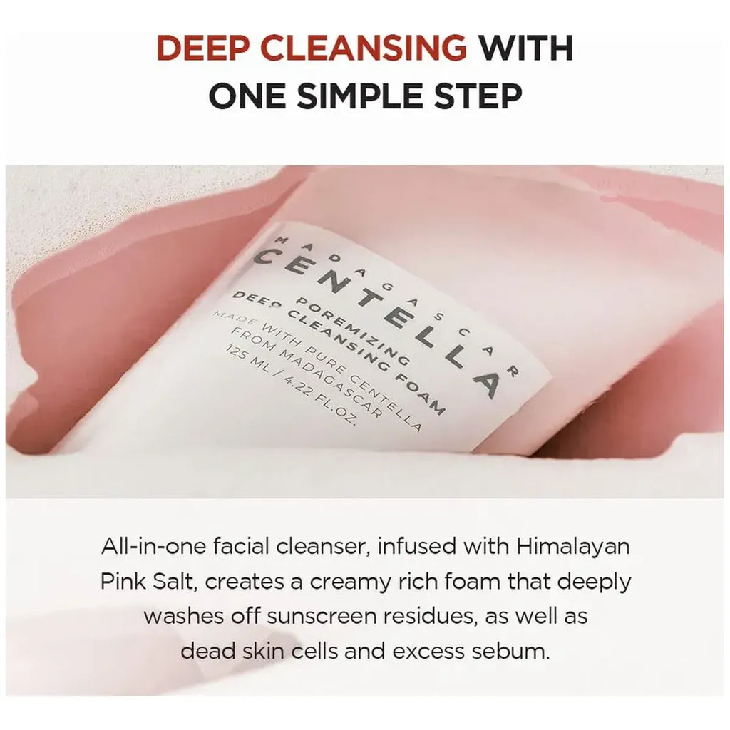 Madagascar Centella Poremizing Deep Cleansing Foam 125ml