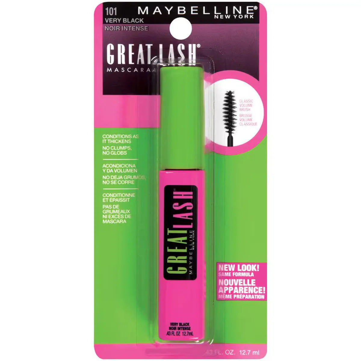 Great Lash Washable Mascara Very Black 0,43 fl