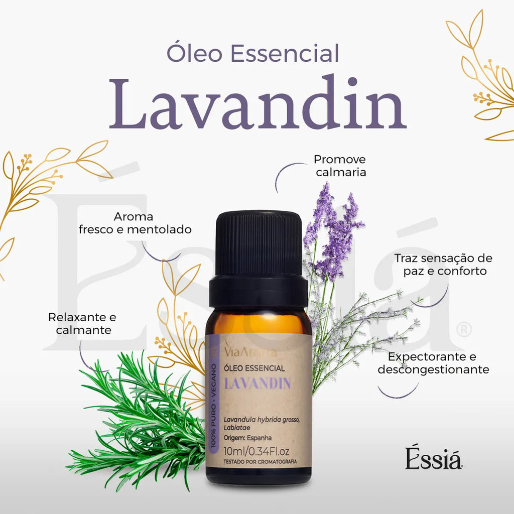 Óleo Essencial Lavandin Via Aroma – 10 ml