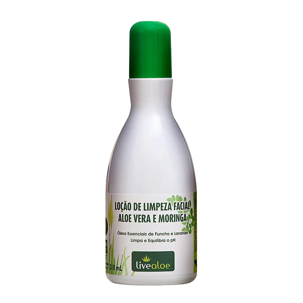 Loção Facial de Limpeza (Água Micelar) Livealoe – 210 ml