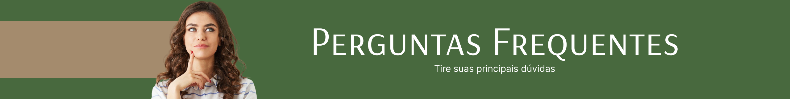 Banner para perguntas frequentes