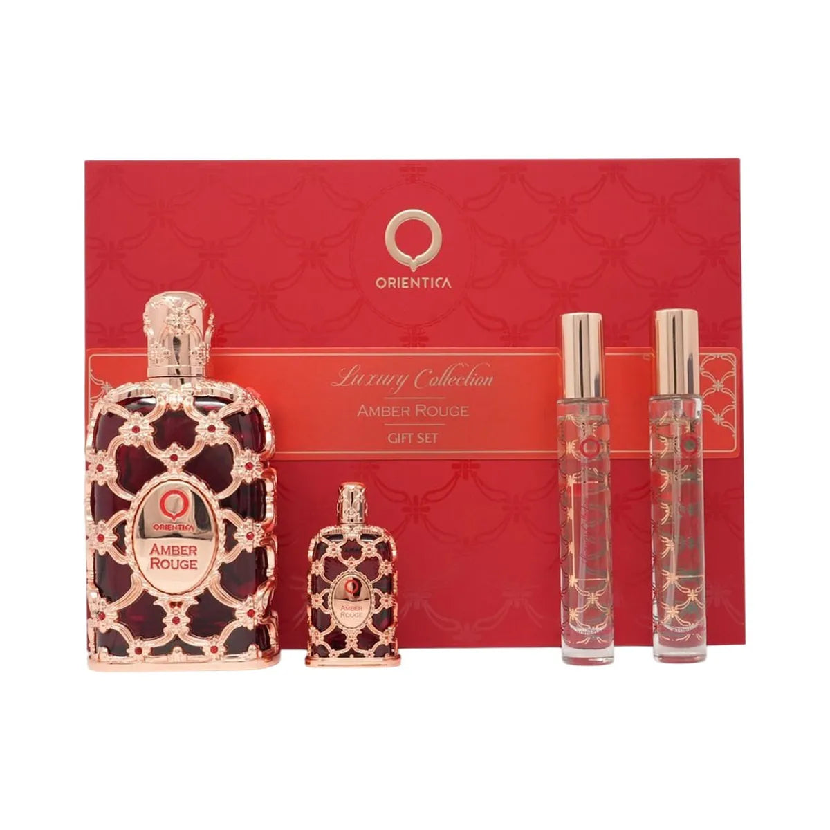 Amber Rouge Kit Eau de Parfum (4 pcs) Unissex