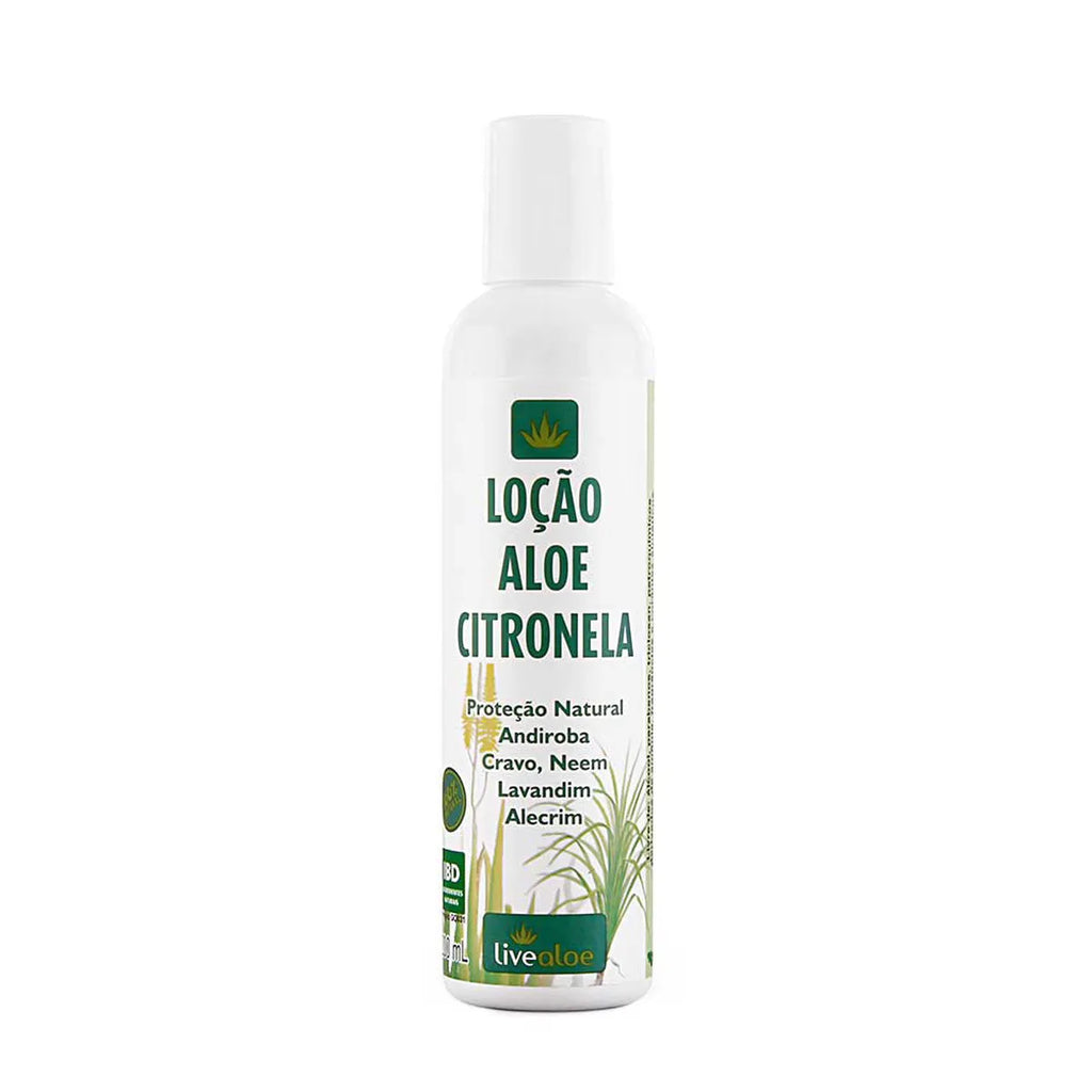 Loção Aloe Citronela Livealoe – 200 ml
