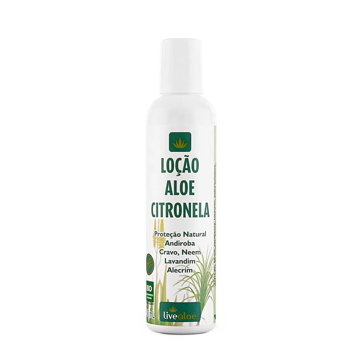 Loção Aloe Citronela Livealoe – 200 ml