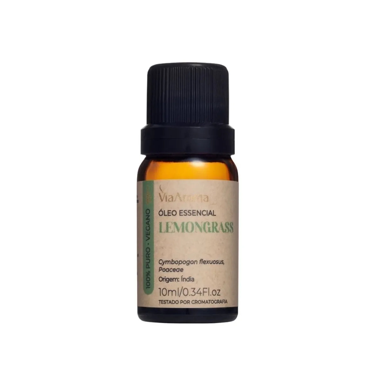 Óleo Essencial Lemongrass (Capim-limão) Via Aroma – 10 ml