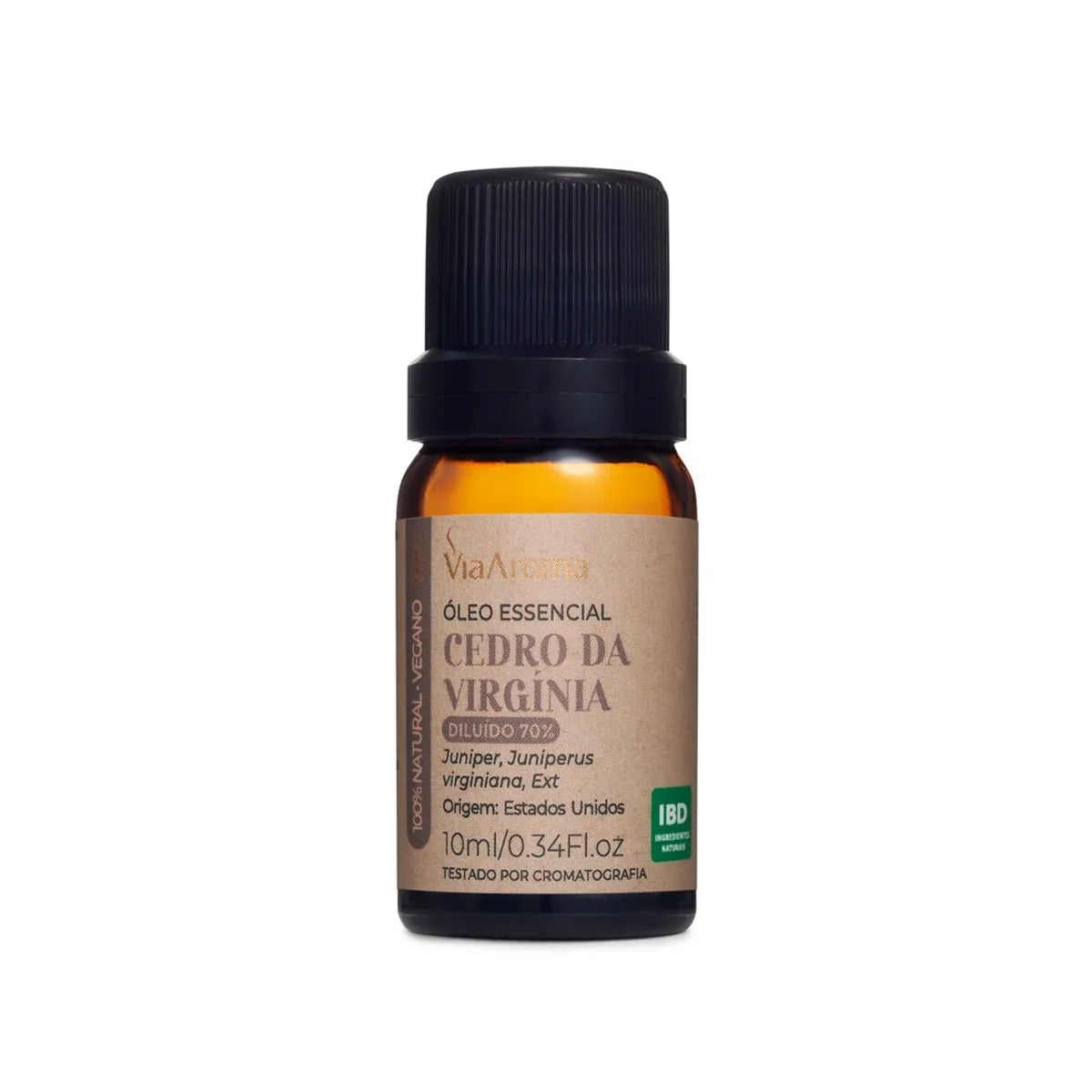 Óleo Essencial Cedro da Virgínia Via Aroma – 10 ml