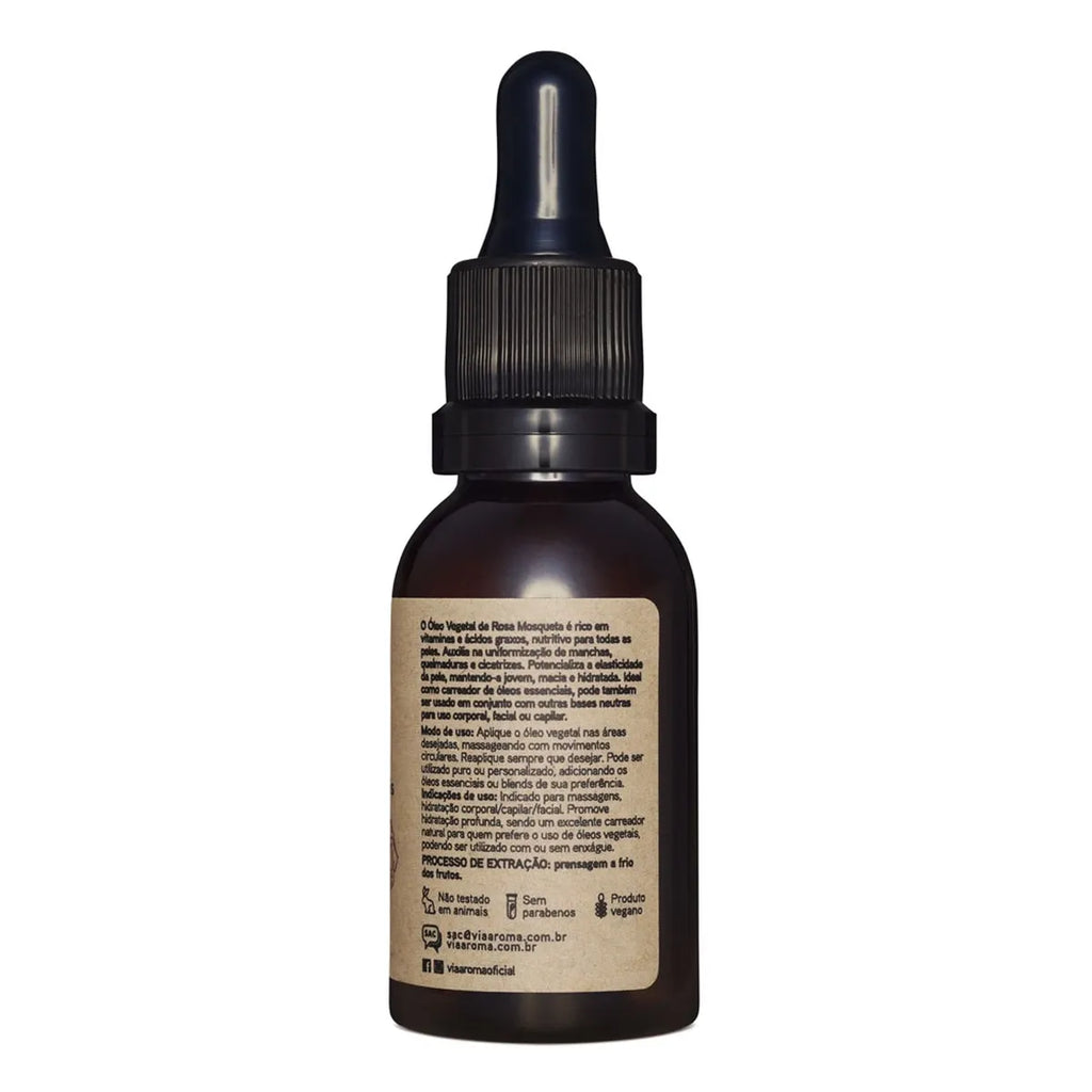 Óleo Vegetal De Rosa Mosqueta Via Aroma - 30Ml